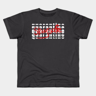 QUARATINE STAY SAFE Kids T-Shirt